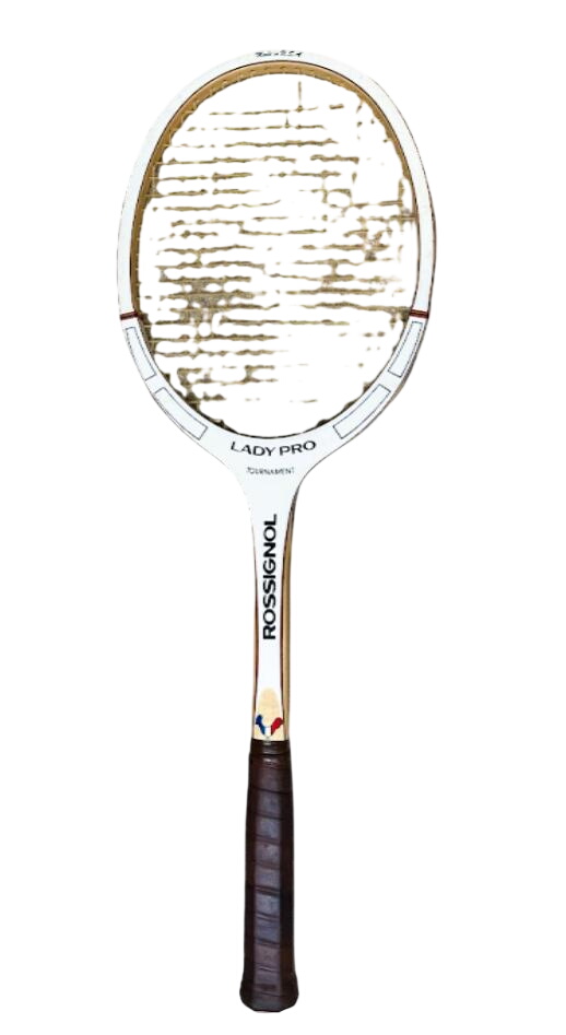 Raquette de tennis Rossignol vintage "Lady Pro Tournament" Bon état -  reconditionné disponible sur Label Emmaüs